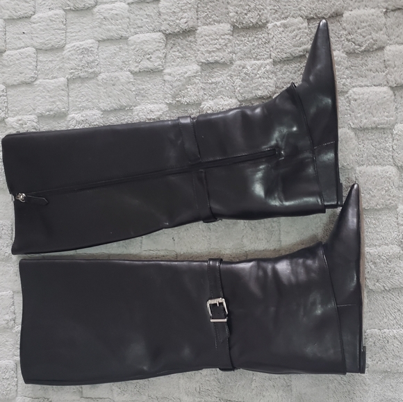 SCHUTZ Black Leather Boots - Picture 6 of 12